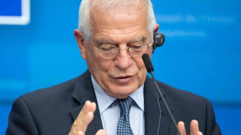 El alto representante de la UE para la Política Exterior, Josep Borrell