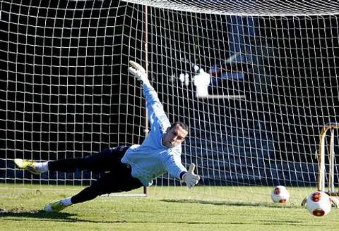 Adri�n Laureda disput� 29 de los 36 encuentros que el Compos jug� en Segunda Divisi�n B. 