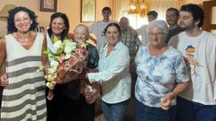 Manuela Garc�a Hermo, centenaria de Noia