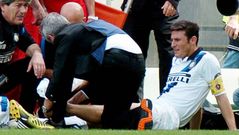 Zanetti, lesionado en Palermo