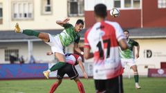 Renan, en una acci�n del choque de A Lomba