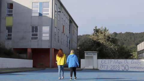 El CEIP Felipe Castro, en Noia, no tuvo alumnos