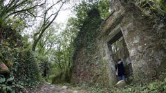 Xei, aldea abandonada en Noia