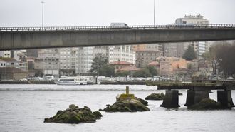 La desembocadura del L�rez y el entorno de la d�rsena de As Corbaceiras forma parte de la zona objeto del futuro dragado