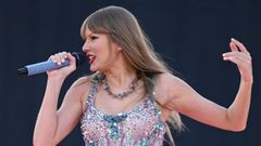 Taylor Swift actuando en Melbourne, Australia, el pasado 16 de febrero.