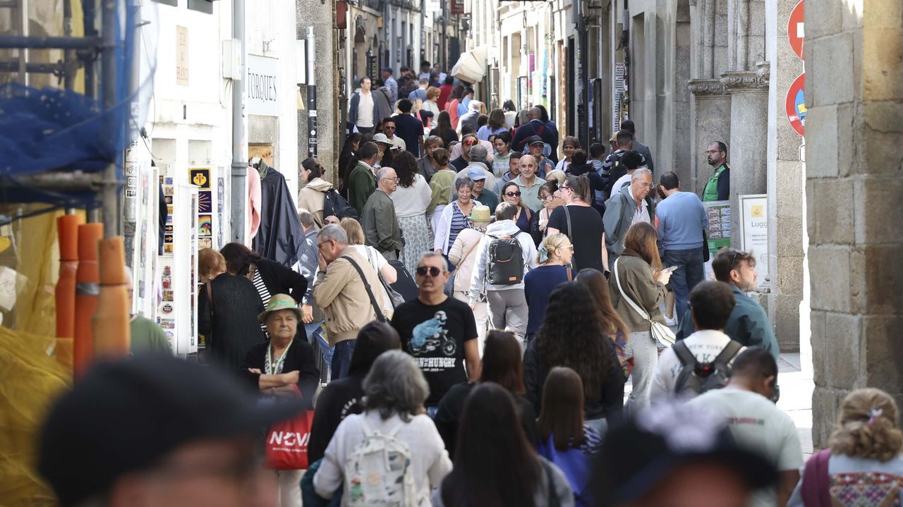 Galicia recibió en septiembre más de 1 millón de turistas: uno de cada cuatro era extranjero