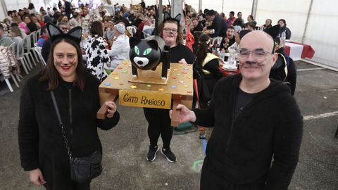 Cocido por San Fidel baixo a carpa do Carril