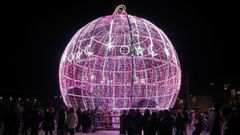 Alumbrado navide�o de A Coru�a. 