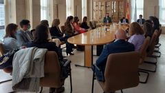 El presidente del Tribunal Superior de Xustiza de Galicia (TSXG), Jos� Mar�a G�mez y D�az-Castroverde, se reuni� con los jueces y magistrados de Santiago