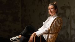 Silvia Hidalgo, posando este jueves en Barcelona, donde recibi� el premio Tusquets.
