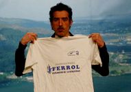 Sergio Pazos, en una gala celebrada en Ferrol.