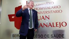 Jos� Garc�a Buitr�n, durante su presentaci�n como gerente del Chuac.