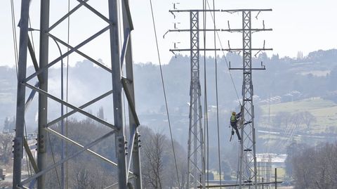 Trabajos en líneas eléctricas
