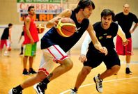 Los jugadores del equipo ferrolano apenas llevan una semana de trabajo de pretemporada.