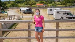 Natalia Creo, propietaria del �rea para autocaravanas Apartadi�o Camper Park