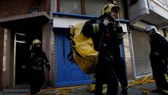 Incendio en Sinforiano L�pez