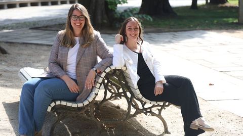 Alba Budi�o (izquierda) y Roc�o Vega, socias en la consultora Zebra Brain