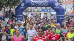 Salida del Correndo en Corcubi�n el a�o pasado.