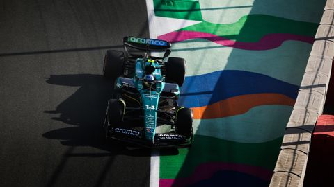 Clasificación del GP de Arabia Saudí F1.Fernando Alonso en la sesión de clasificación del GP de Arabia Saudí F1