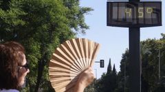 Un term�metro en C�rdoba registra 45 grados