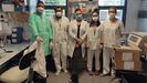 Investigadores de la estaci�n depuradora de Bens que analizan la presencia del coronavirus en las aguas residuales de A Coru�a y cuatro municipios del �rea metropolitana