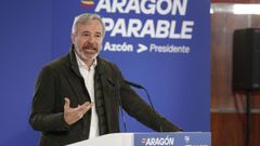 El candidato del Partido Popular a la presidencia de Arag�n, Jorge Azc�n.