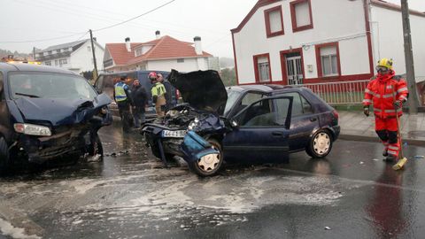 Un hombre muri en la avenida de Ferrol de Ribeira a causa de un accidente en octubre.