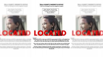 Fotograf�a divulgada por la Oficina del Sheriff del Condado de Gila del cartel de aviso de localizaci�n de Christina Marie Plante.
