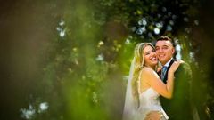 Aspas y Jennifer Rueda se casan en Poio