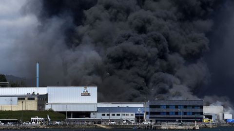 Incendio en las instalaciones de Jealsa