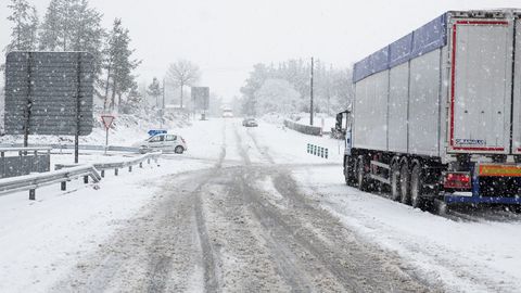 Nieve en Guitiriz