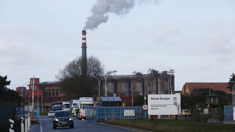 F�brica de Alcoa en San Cibrao, que se beneficiar� de estos incentivos compensatorios