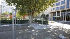 Las obras, acometidas en el 2016, se hicieron en el lateral m�s pr�ximo al muro del convento de Santa Clara