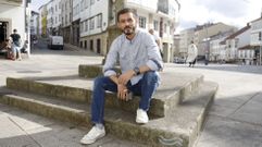 Mohammed Al Badri en el barrio compostelano de San Pedro, cerca de donde reside actualmente.