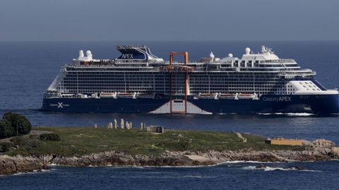 Quíntuple escala de cruceros en A Coruña
