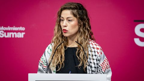 La coordinadora del Movimiento Sumar, Lara Hernndez, este sbado