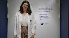 Laura Rojas es bi�loga en la Unidad de Investigaci�n y gestora del biobanco del HULA.