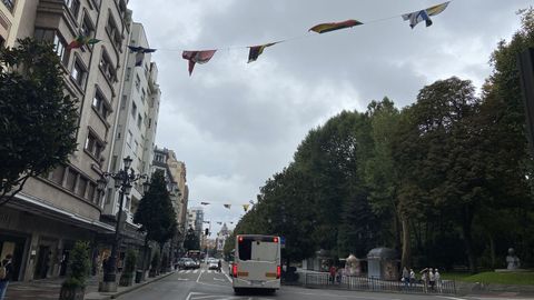 Calle Ur�a, durante el d�a de San Mateo 2020