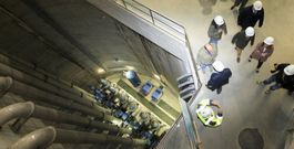 Visita oficial a la estaci�n de bombeo de A Malata, que la filial de Urbaser sostiene que est� operativa �al 100 %�. 