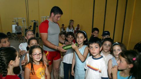 Regalo de unos escolares. 