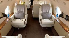 As� es el avi�n en el que viaja el rey em�rito a Peinador