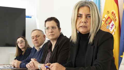 De izquierda a derecha, Mari Ameijeiras, Jos� Manuel L�pez, Roc�o L�pez y Ana Aldao.