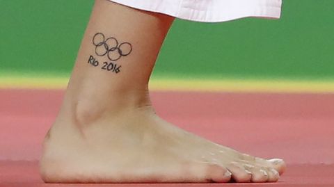 La turka Busra Katipoglu compiti� en judo. 