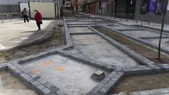 Obras paradas en Ba�os Vellos, en Carballo