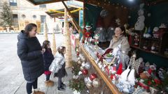 Foto de archivo del mercado de Navidad de Lourenz�