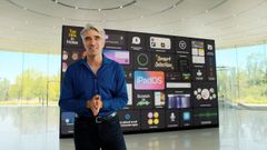Craig Federighi, vicepresidente de ingeniera de sotware de Apple, en la Conferencia de Desarrolladores virtual