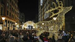 Acto de encendido de la iluminaci�n navide�a de Oviedo