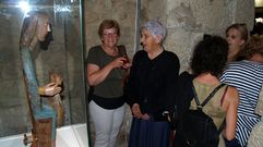 La imagen que se restaura actualmente se unir� a una Virgen rom�nica que se exhibe en el monasterio de las Bernardas de Pant�n