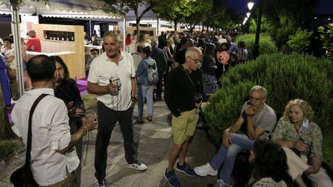 Ambiente en el paseo del Malecn en la madrugada del sbado