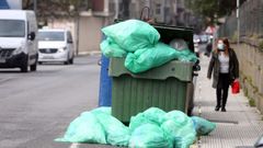 Los desperdicios sanitarios permanecieron durante m�s de 48 horas tirados en plena calle